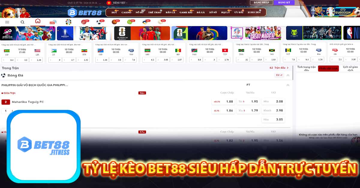 Ưu điểm khi cược thể thao ở nhà cái uy tín Bet88